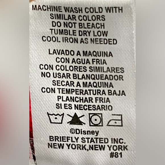 Disney Mickey Mouse Size XL Women’s Gray & Red Fleece Pajama Pants Sleepwear - Picture 8 of 8